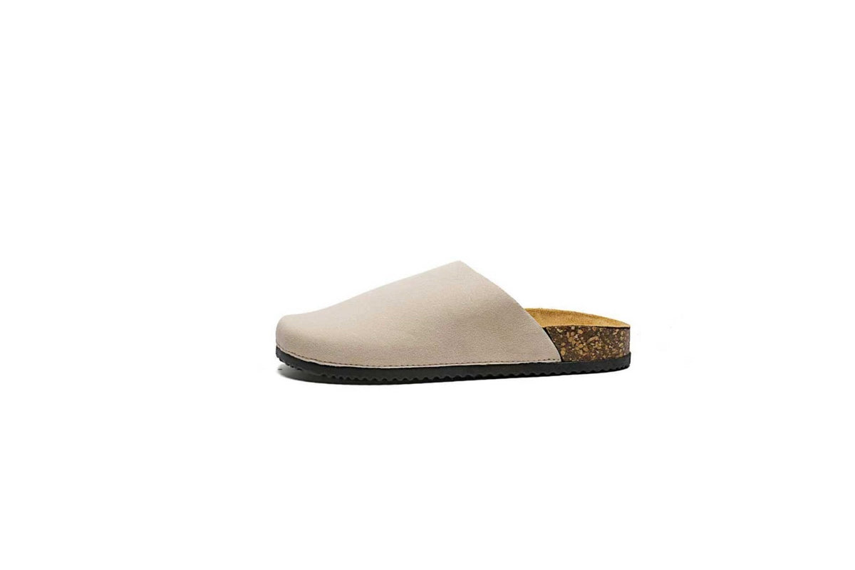 Mules sabot beige clair